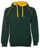 Green Contrast Fleecy Hoodie - JB's Wear - 3CFH