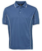 Blue Short Sleeve Piping Polo - JB's Wear | Northern Printing Group