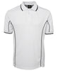White Short Sleeve Piping Polo - JB's Wear - 7PIP